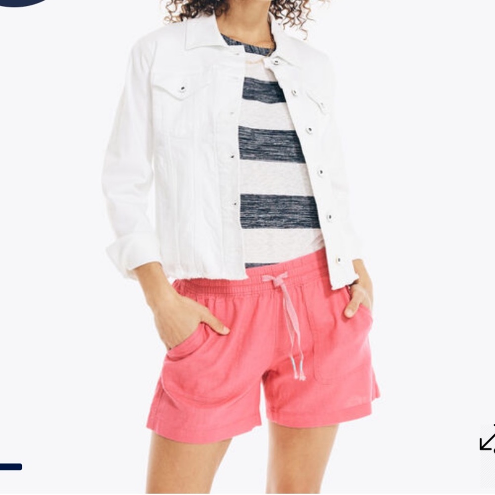 NWT Nautica Ladies' Linen Blend Short